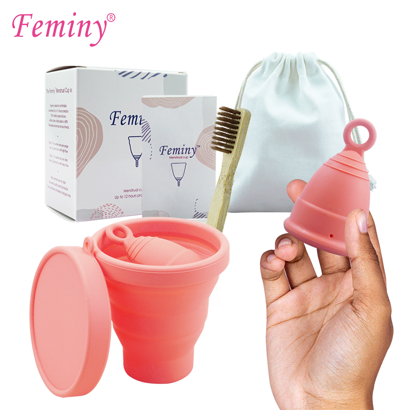 Menstrual Cup Silicone - Copo Menstrual Hipoalergênico certificado Com Copo