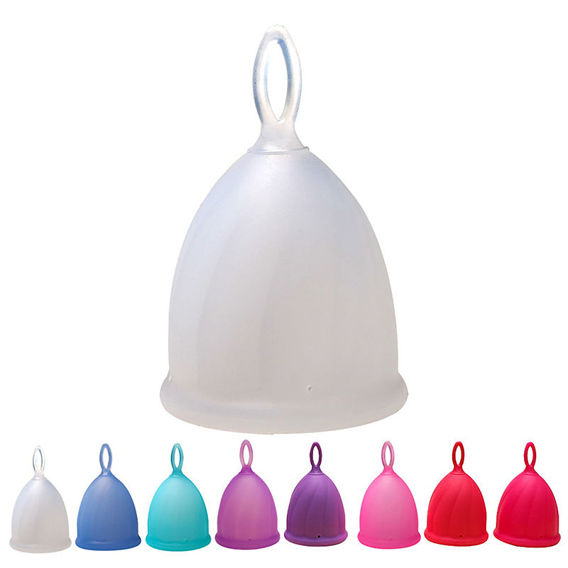 Menstrual Cup Silicone - Copo Menstrual de Silicone para Mulheres,