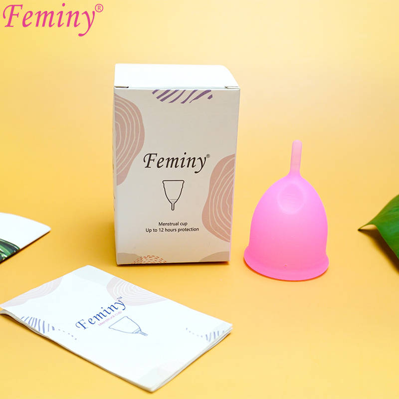Menstrual Cup Silicone - Copo menstrual feminino xs, 5 peças,