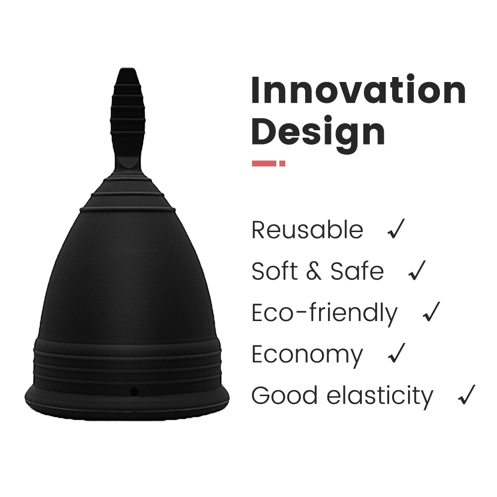 Senhora período copo de silico - Menstrual Cup Silicone avaliação e preço