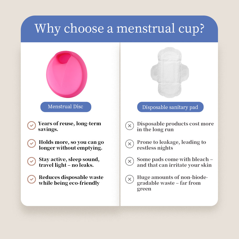 Copo menstrual de silicone de  - Menstrual Cup Silicone avaliação e preço