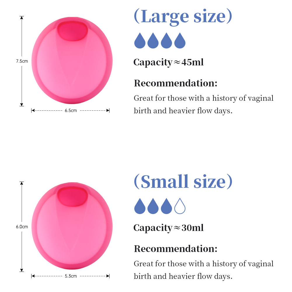Copo menstrual de silicone de  - Menstrual Cup Silicone avaliação e preço