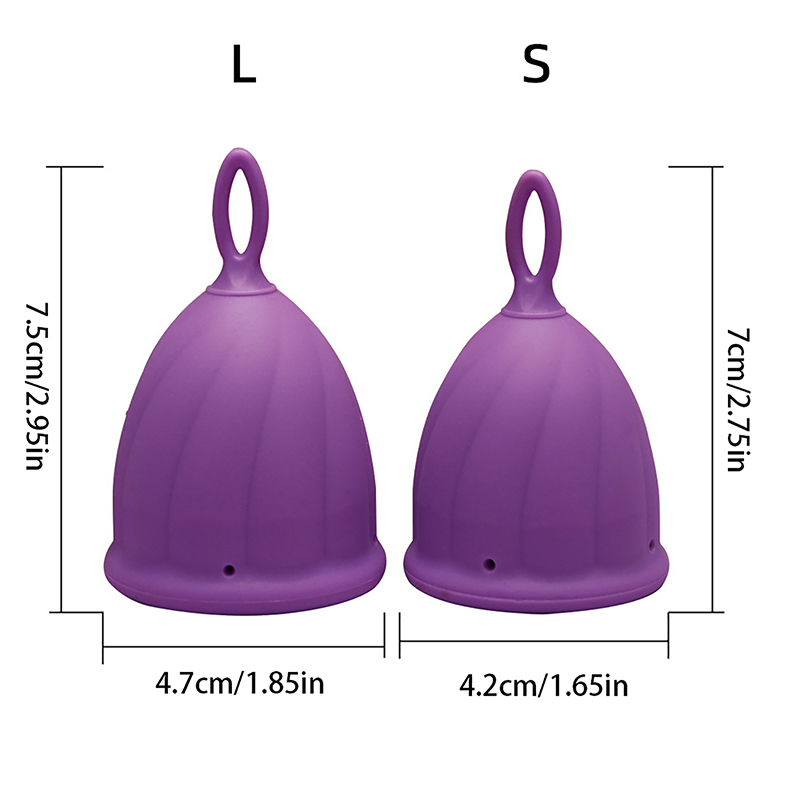 Copo Menstrual de Silicone par - Menstrual Cup Silicone avaliação e preço