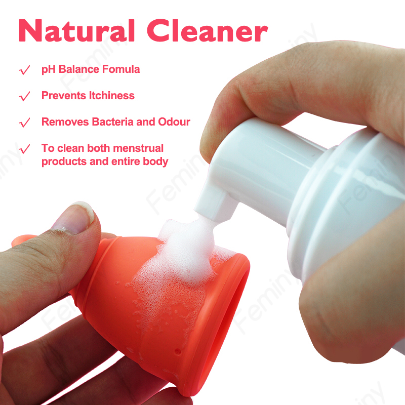 Feminino anel de copo menstrua - Menstrual Cup Silicone avaliação e preço