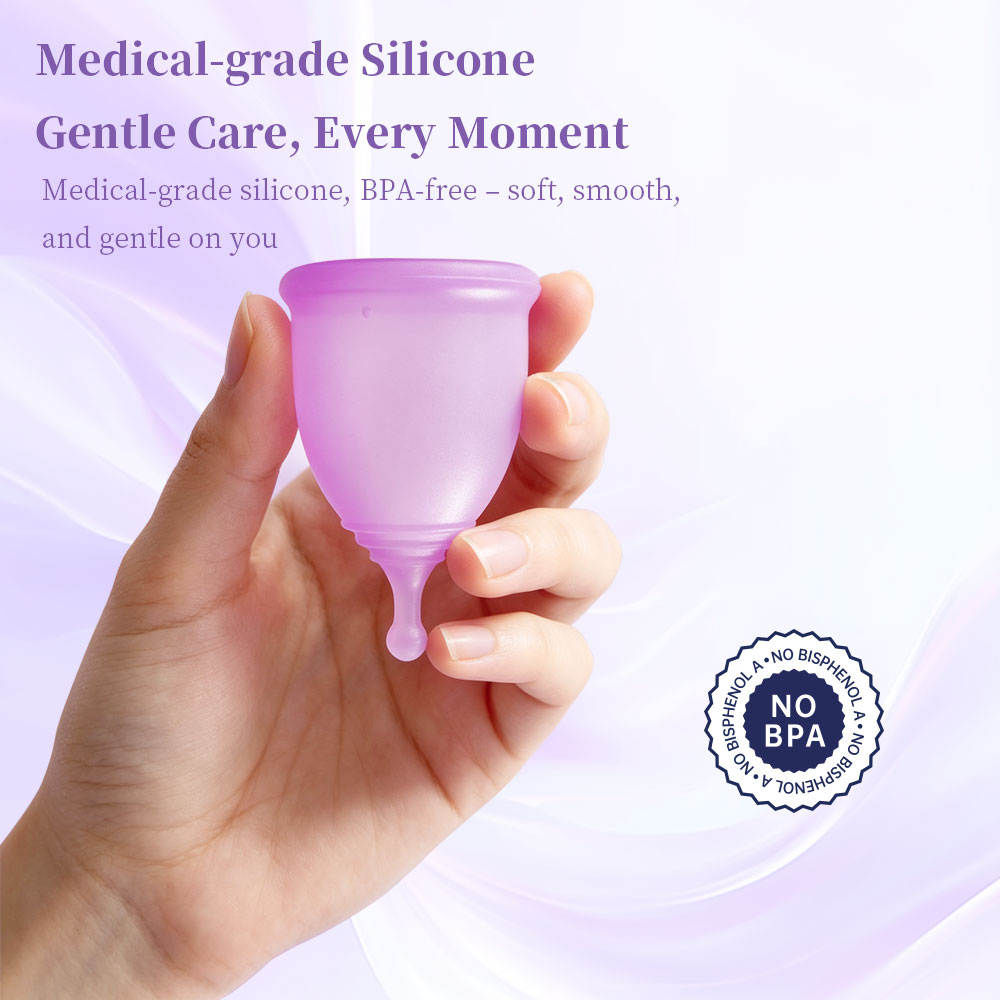 Copo menstrual de silicone de  - Menstrual Cup Silicone avaliação e preço