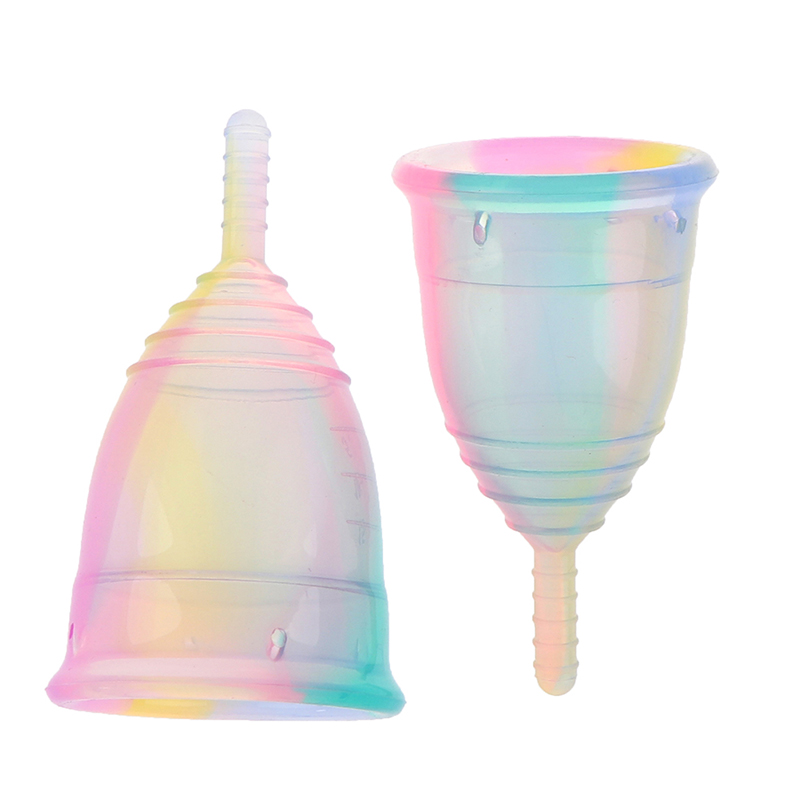 Colorido Medical Grade Silicon - Menstrual Cup Silicone avaliação e preço