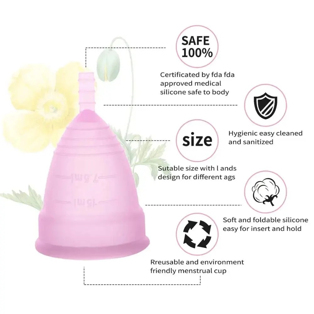Copo Menstrual Reutilizável pa - Menstrual Cup Silicone avaliação e preço
