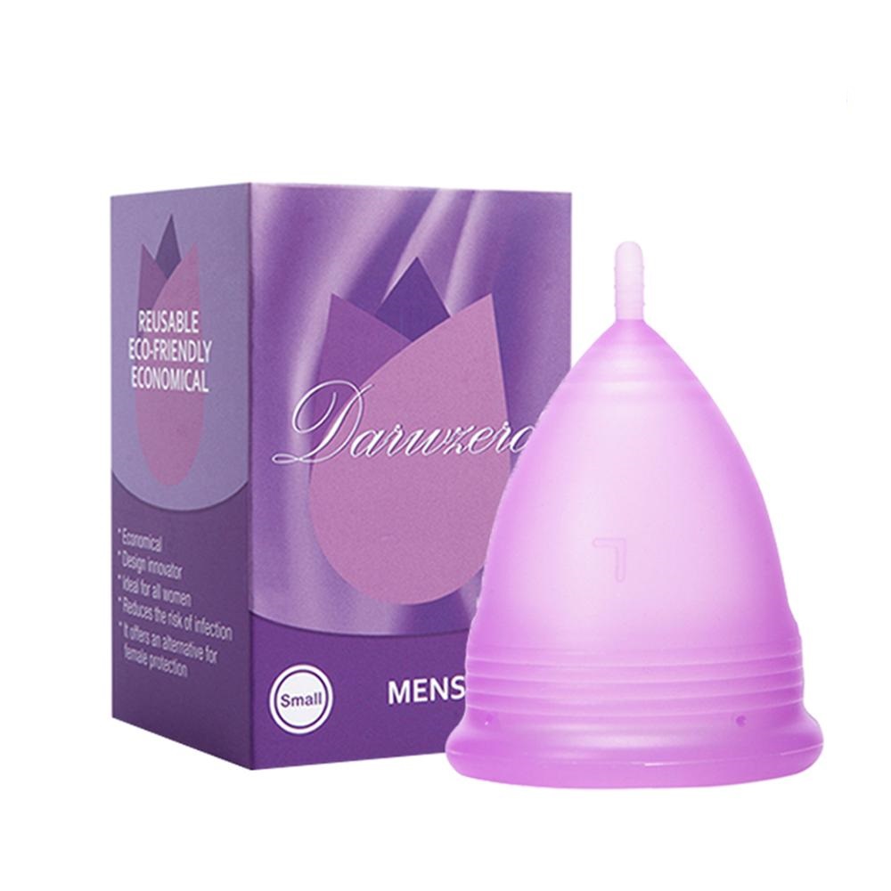 2 pçs grau médico silicone cop - Menstrual Cup Silicone avaliação e preço