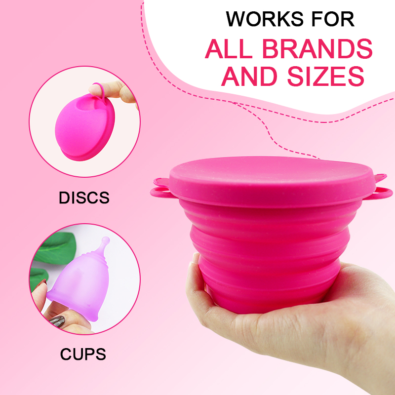 Kit Coletor Menstrual com Este - Menstrual Cup Silicone avaliação e preço